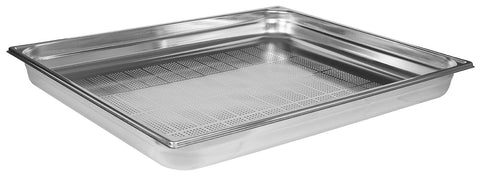 Bac gastronorme perforé GN  2/1 L: 530 mm l: 650 mm