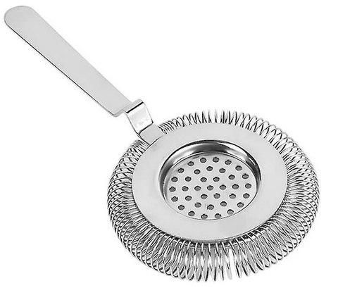 Stainless steel cocktail strainer