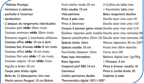 CAP cuisine adulte