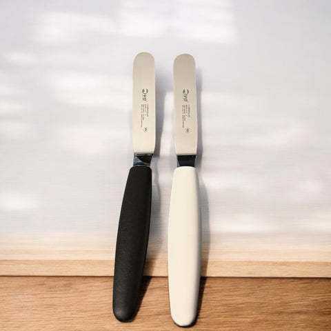 Spatule coudée en inox 10 cm / Steel curved 4"