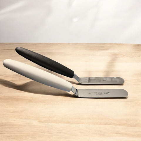 Spatule coudée en inox 10 cm / Steel curved 4"