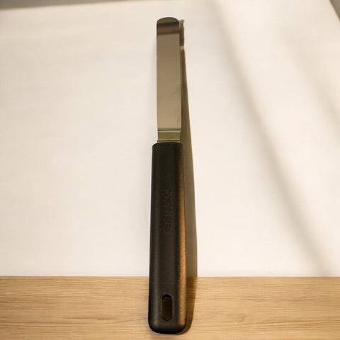 Spatule coudée en inox 10 cm / Steel curved 4"