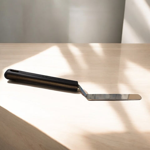 Spatule coudée en inox 10 cm / Steel curved 4"