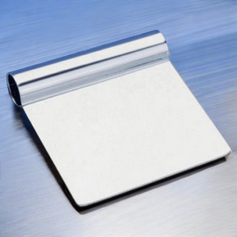 All stainless steel dough cutter